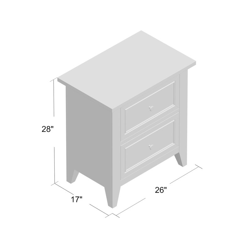 Kelly Clarkson Home Jarman Solid Wood Nightstand & Reviews Wayfair